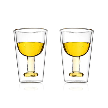 Double Wall Stylish Winestein Glass (200 ml) (Pack of 2)